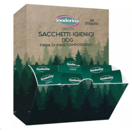Биоразлагаемые пакетики Inodorina Green Bags Box, 30 шт