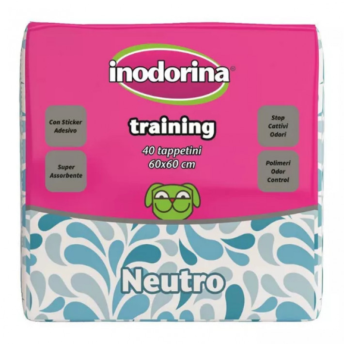 Гигиенические пеленки для собак Inodorina Training Neutro (60х60 см, 40 шт)