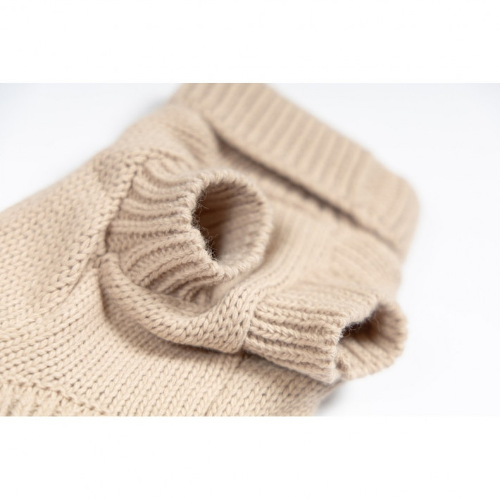 Светр Sam Pet Fashion для собак, розмір XXS, бежевий - фото №4