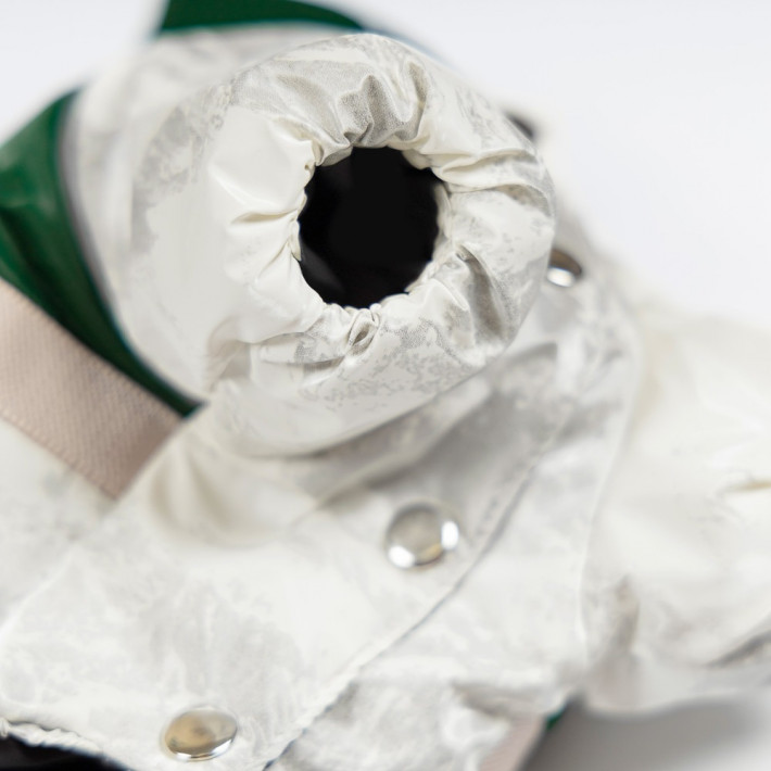 Куртка для собак Pet Fashion Bony, XS2, білий/зелений - фото №4