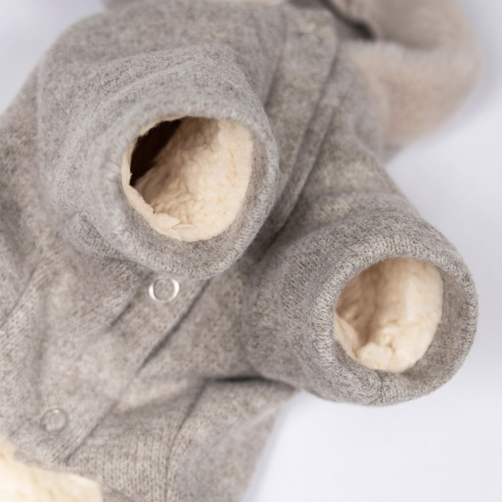 Толстовка для собак Pet Fashion Flex, S, серый меланж - фото №4