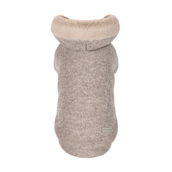 Толстовка для собак Pet Fashion Flex, XS, серый меланж