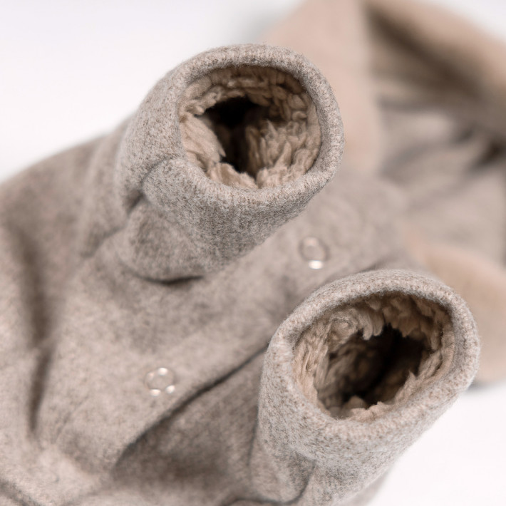 Толстовка для собак Pet Fashion Flex, XS, серый меланж - фото №5