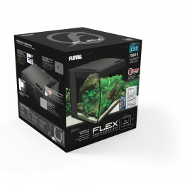Акваріум Fluval Flex з обладнанням чорний скло пластик 34 л