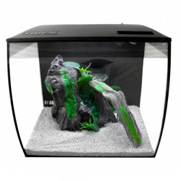 Акваріум Fluval Flex з обладнанням чорний скло пластик 57 л