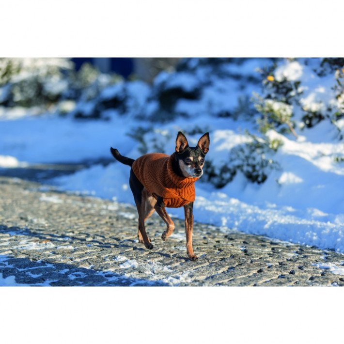 Светр Trixie CityStyle Berlin для собак помаранчевий S 36 см - фото №5