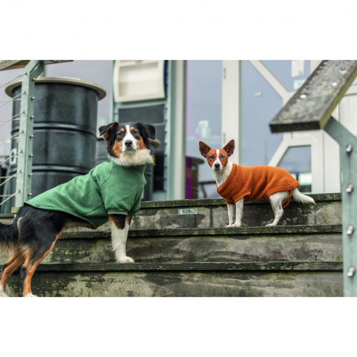 Светр Trixie CityStyle Berlin для собак помаранчевий M 45 см - фото №4