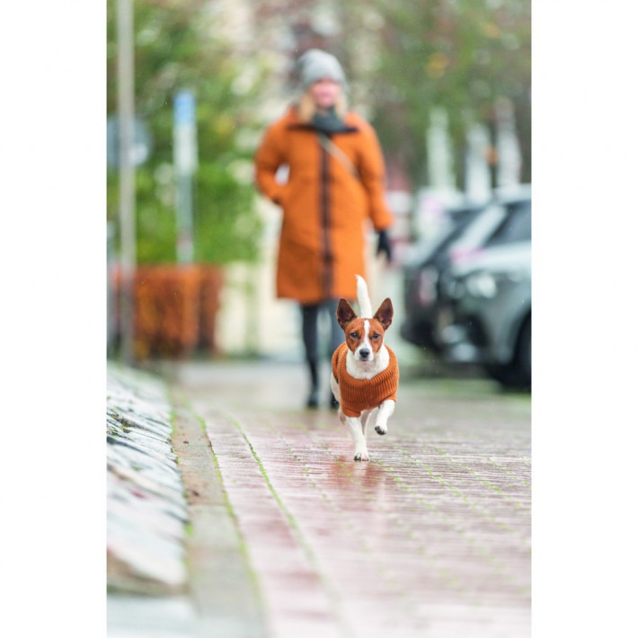 Светр Trixie CityStyle Berlin для собак помаранчевий M 45 см - фото №6