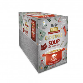 НАБІР Корм вологий Brit Care Christmas Fish Soup д/котів різдвяний суп з рибою 15х75 г - фото №1