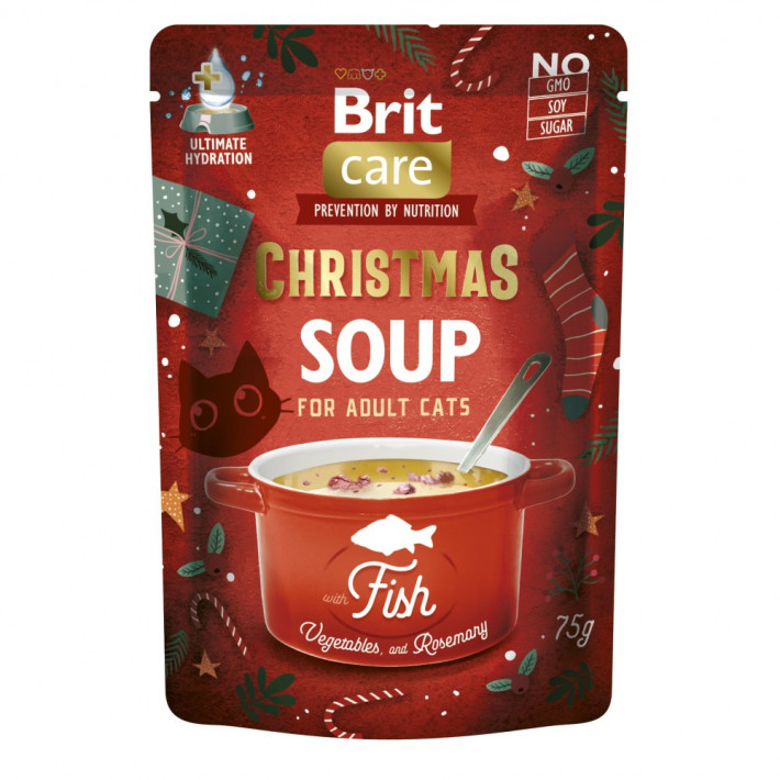 Набір вологого корму Brit Care Christmas Fish Soup для котів - фото №2