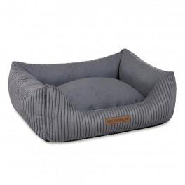 Лежак Pet Fashion DEVID для собак темно-сірий 62*50*19 - фото №1