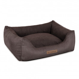 Лежак Pet Fashion DEVID для собак шоколадний 62*50*19 - фото №1