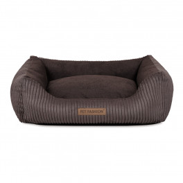 Лежак Pet Fashion DEVID для собак шоколадний 62*50*19 - фото №2