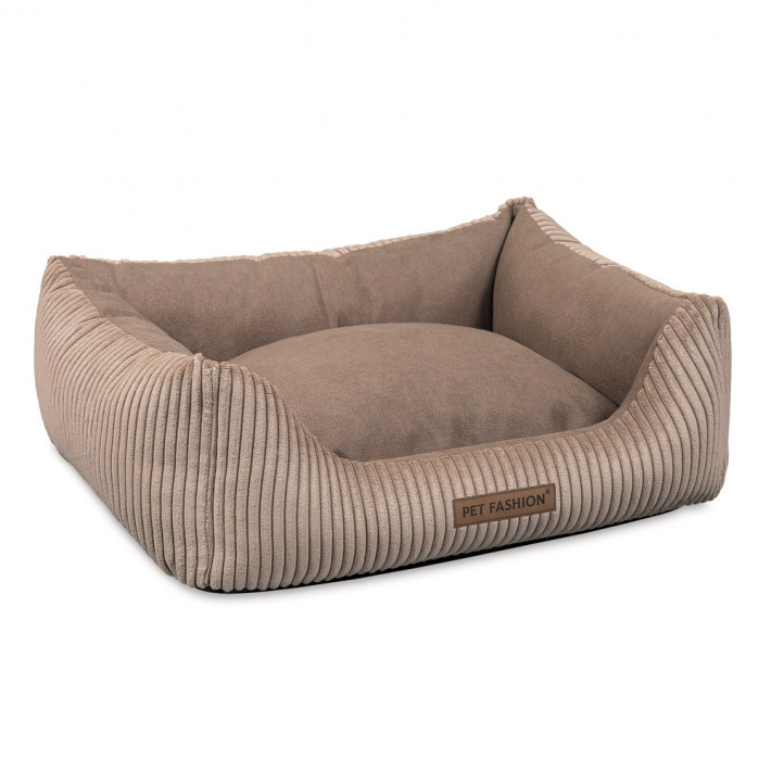 Лежак Pet Fashion DEVID для собак пісочний 62*50*19