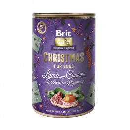 Корм вологий Brit Mono Protein Christmas Lamb д/собак різдвяна вечеря ягня 400 г - фото №1