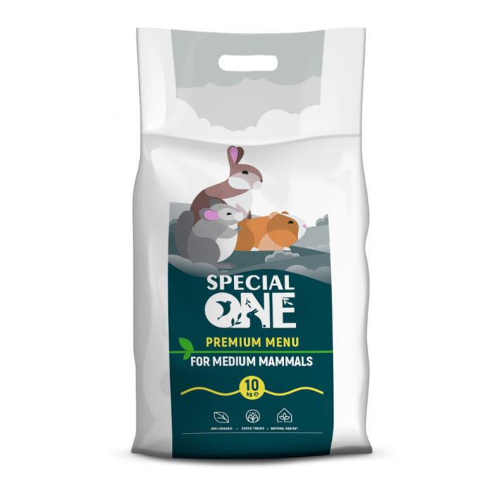 Повнораціонний корм Special One для декоративних кроликів, шиншил та морських свинок, 10 кг