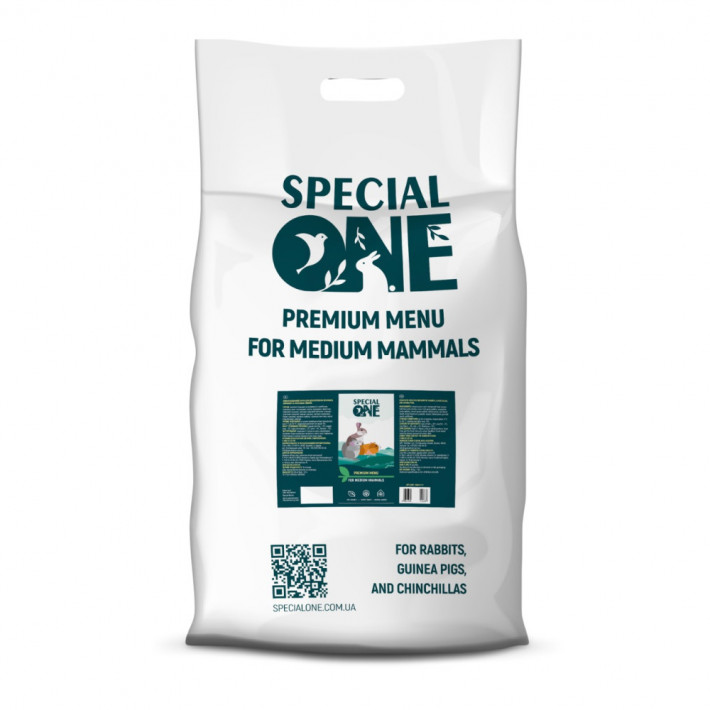 Повнораціонний корм Special One для декоративних кроликів, шиншил та морських свинок, 10 кг - фото №2