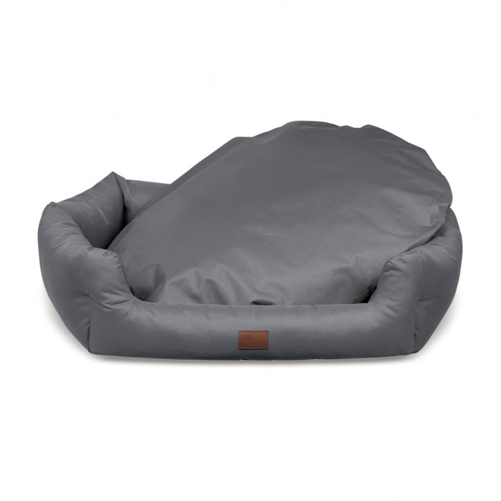 Лежак Pet Fashion Bosphorus 3 для собак сірий 95х78х24 см - фото №3