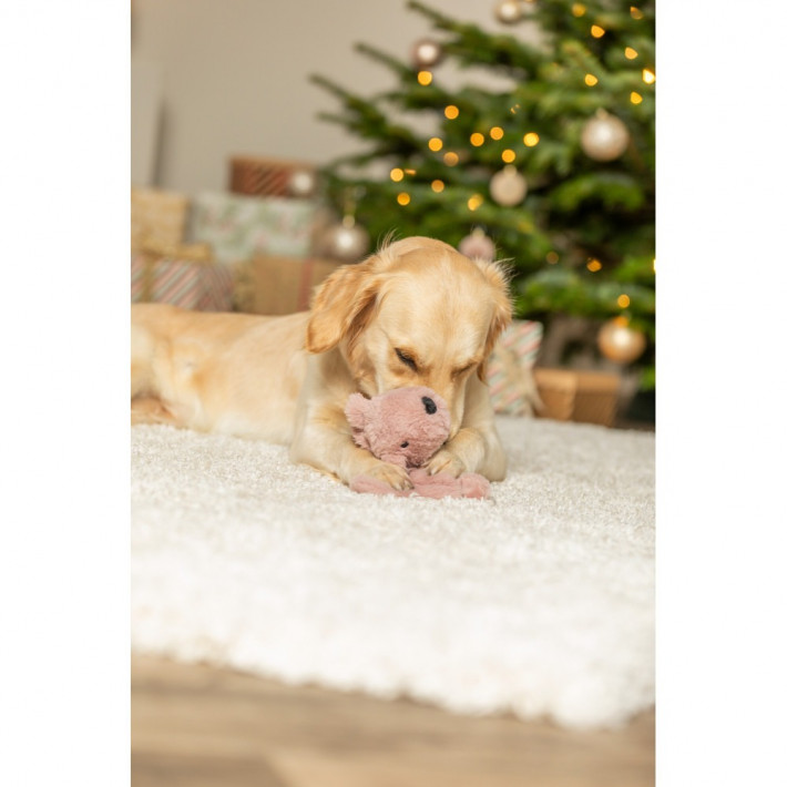 Іграшка Trixie для собак Різдвяна білка з шелестом 30 см - фото №4