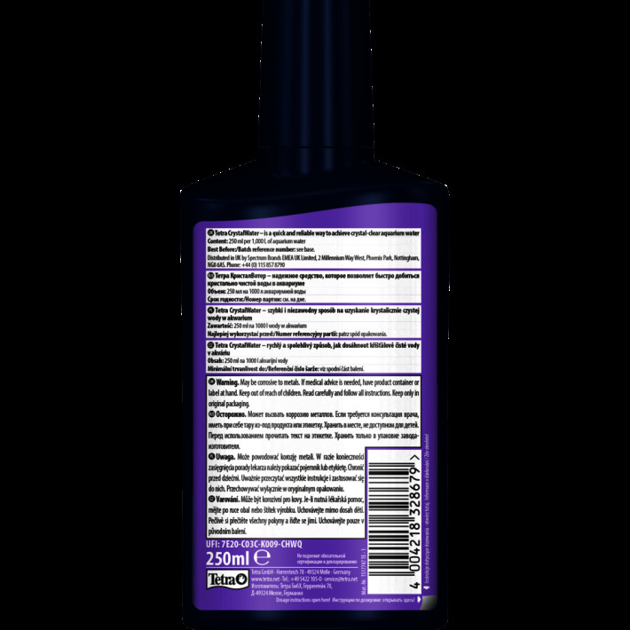 Средство Tetra Crystal Water для аквариума от помутнения воды 250мл - фото №2