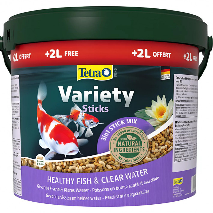 Корм Tetra Pond Variety Sticks для ставкових риб 10л+2л