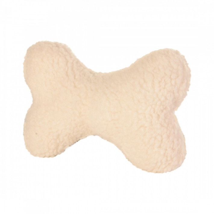 Игрушка для собак Trixie Косточка с пищалкой меховая 20 см