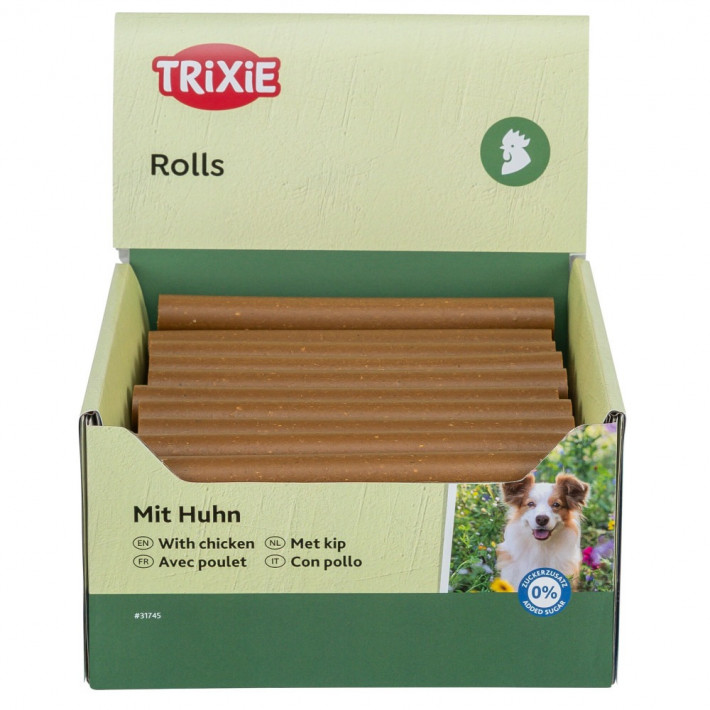 Жевательные палочки для собак Trixie Chewing stick, poultry с курицей, 65 г - фото №3