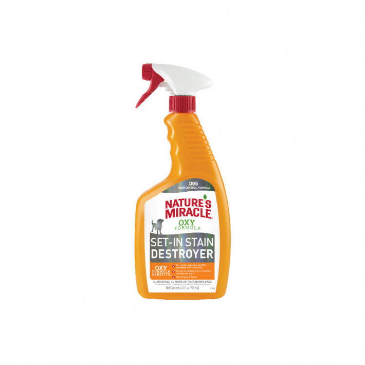 Средство Nature’s Miracle Dog Orange Oxy Spray для удаления пятен и запахов собак 709 мл