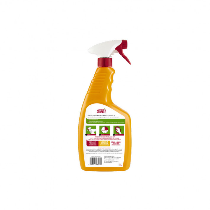 Средство Nature’s Miracle Dog Orange Oxy Spray для удаления пятен и запахов собак 709 мл - фото №2
