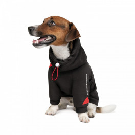 Худи Snoodie черное SM Pet Fashion - фото №2