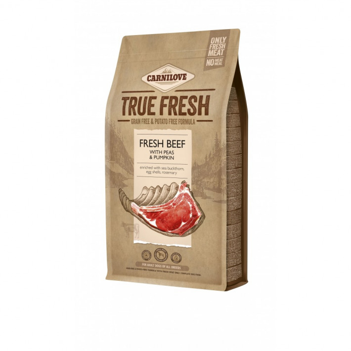 Сухий корм для собак Carnilove True Fresh Beef з яловичиною
