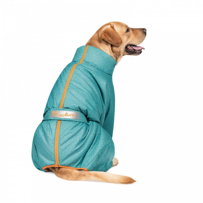 Зимний комбинезон для собак Pet Fashion Cold, бирюза, 3XL - фото №3