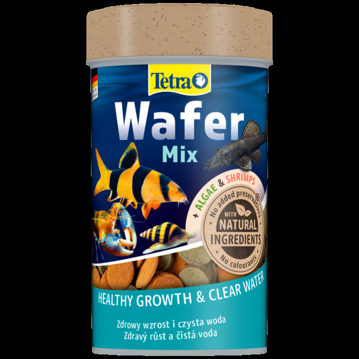 Корм Tetra Wafer Mix для аквариумных донных рыб, таблетки 48 г / 100 мл