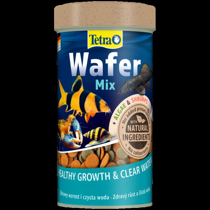 Корм Tetra Wafer Mix для аквариумных донных рыб (таблетки), 119 г / 250 мл