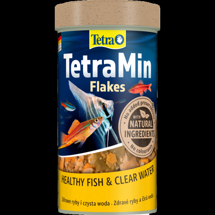 Корм сухий Tetra Min Flakes для тропічних акваріумних рибок у пластівцях 250 мл - фото №4