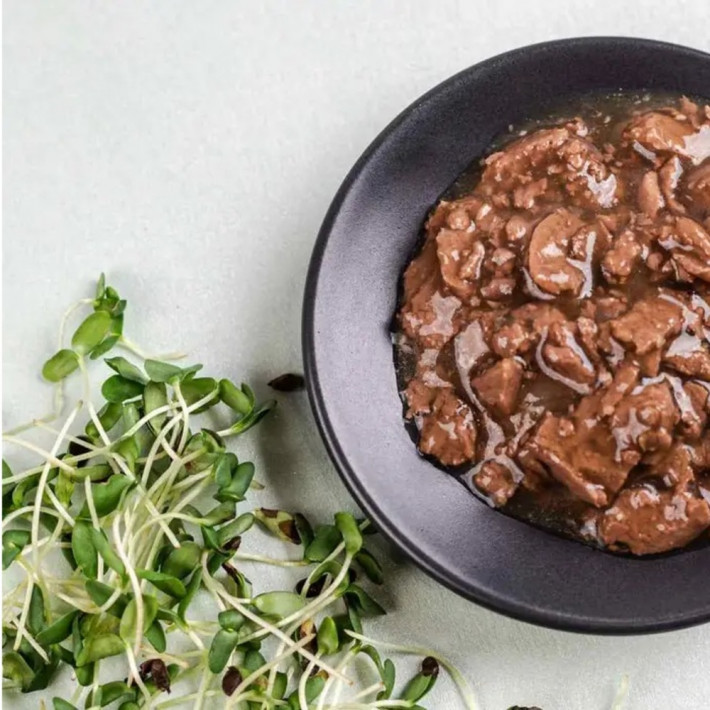 Набір вологих кормів Savory Sterilised Cats with Lamb and Cranberries in Gravy 3+1 - фото №5