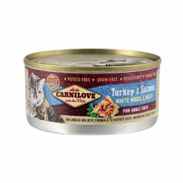 Вологий корм Carnilove Cat індичка та лосось 100 г