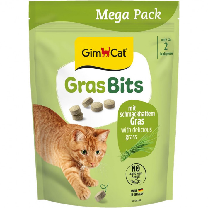 Витаминизированные таблетки GimCat Gras Bits для кошек, 425г