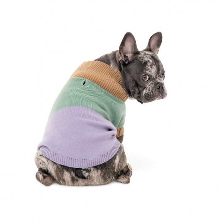 Вязаный свитер Rich для собак породы такса (размер M), Pet Fashion - фото №4