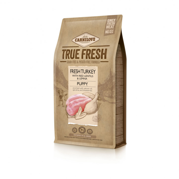 Сухий корм для цуценят Carnilove True Fresh Turkey Puppy з індичкою, 4 кг