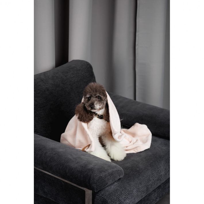 Плюшевый плед Pet Fashion Bliss 1 для собак и кошек, пудра, 86х67,5 см - фото №3