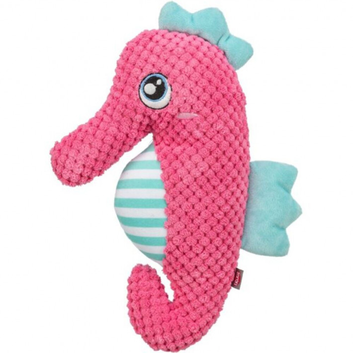 Мягкая игрушка для собак Trixie Морской конек (плюш, розовый, 28 см)