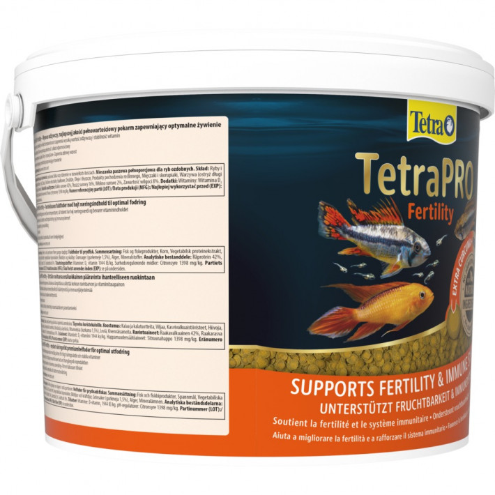 Корм TetraPRO Fertility для иммунитета и репродуктивной функции рыб (10л) - фото №2