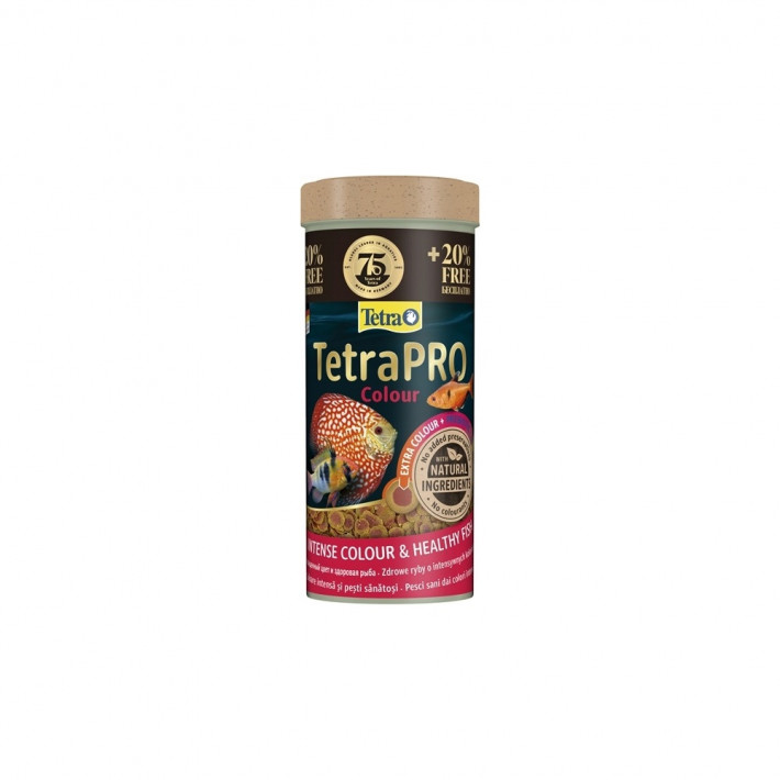 Корм для аквариумных рыб Tetra Pro Colour Multi-Crisps чипсы 250мл +20%
