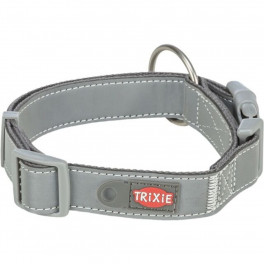 Ошейник Trixie Premium Reflect графит M-L - фото №1