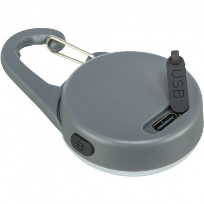Брелок-фонарик для ошейника Trixie USB графит (4х6,5 см) - фото №2