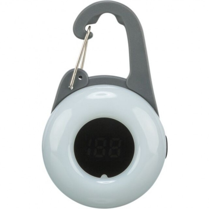 Брелок-фонарик для ошейника Trixie USB графит (4х6,5 см) - фото №4