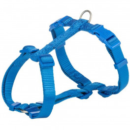 Шлейка Trixie Premium H-harness синяя XXS–XS 20–32 см