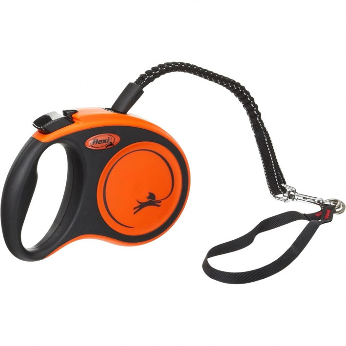 Повідець-рулетка Flexi Xtreme стрічка оранжева S (5 м / 20 кг) - фото №2