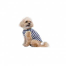 Майка Pet Fashion Tropic M (бело-синяя полоска)